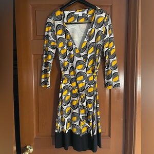 Diane Von Furstenberg Silk Naoki Wrap Dress